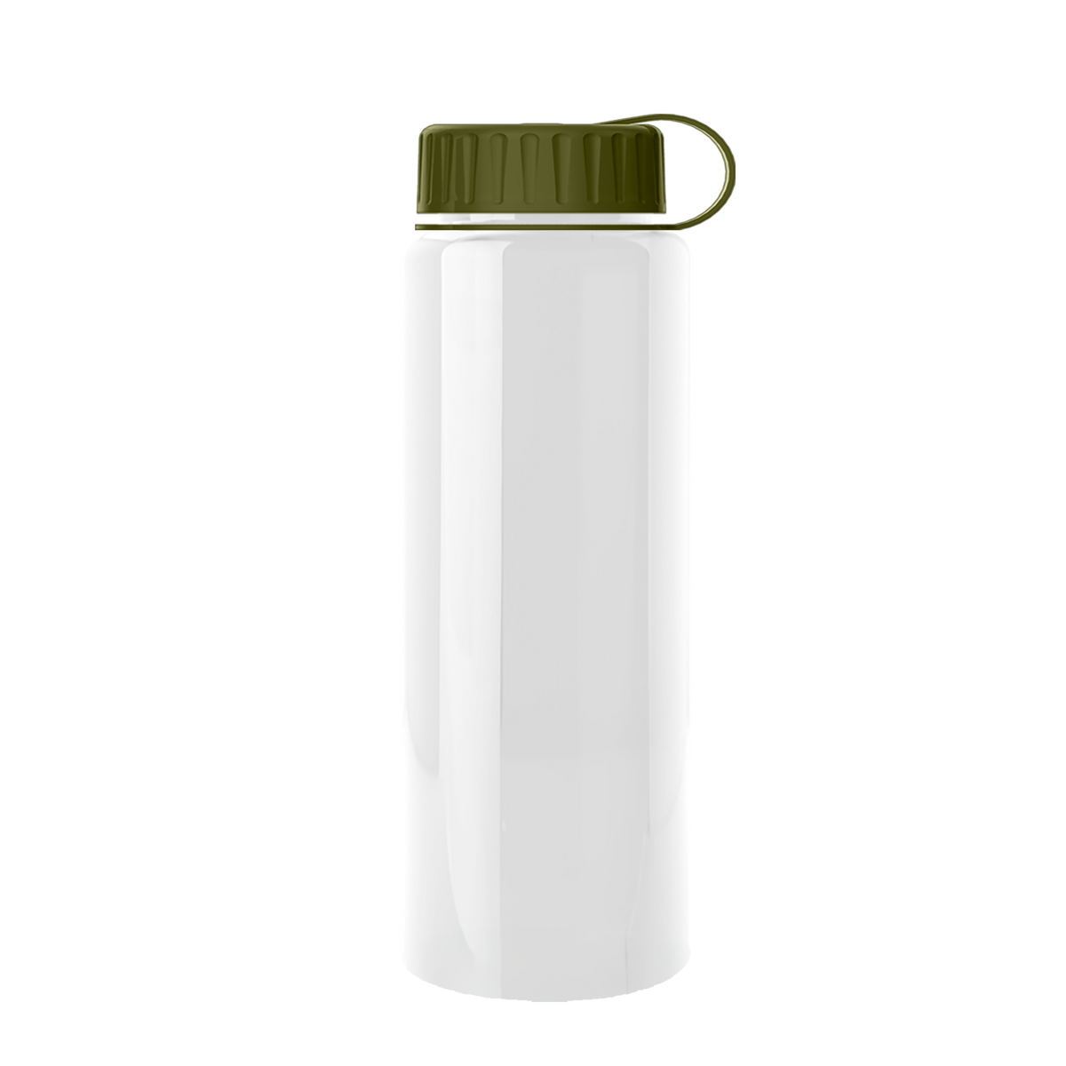 Custom logo Slim Fit RPET Bottle with Tethered Lid - 32 oz.