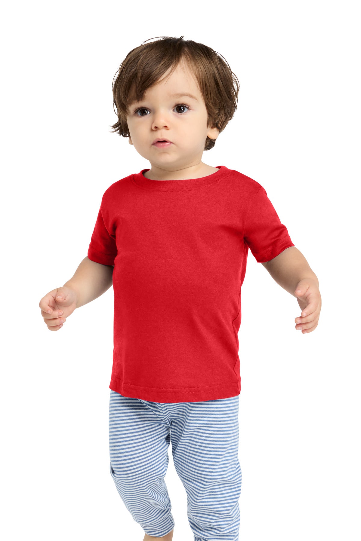 Custom logo Rabbit Skins™ Infant Fine Jersey Tee. RS3322 in Red