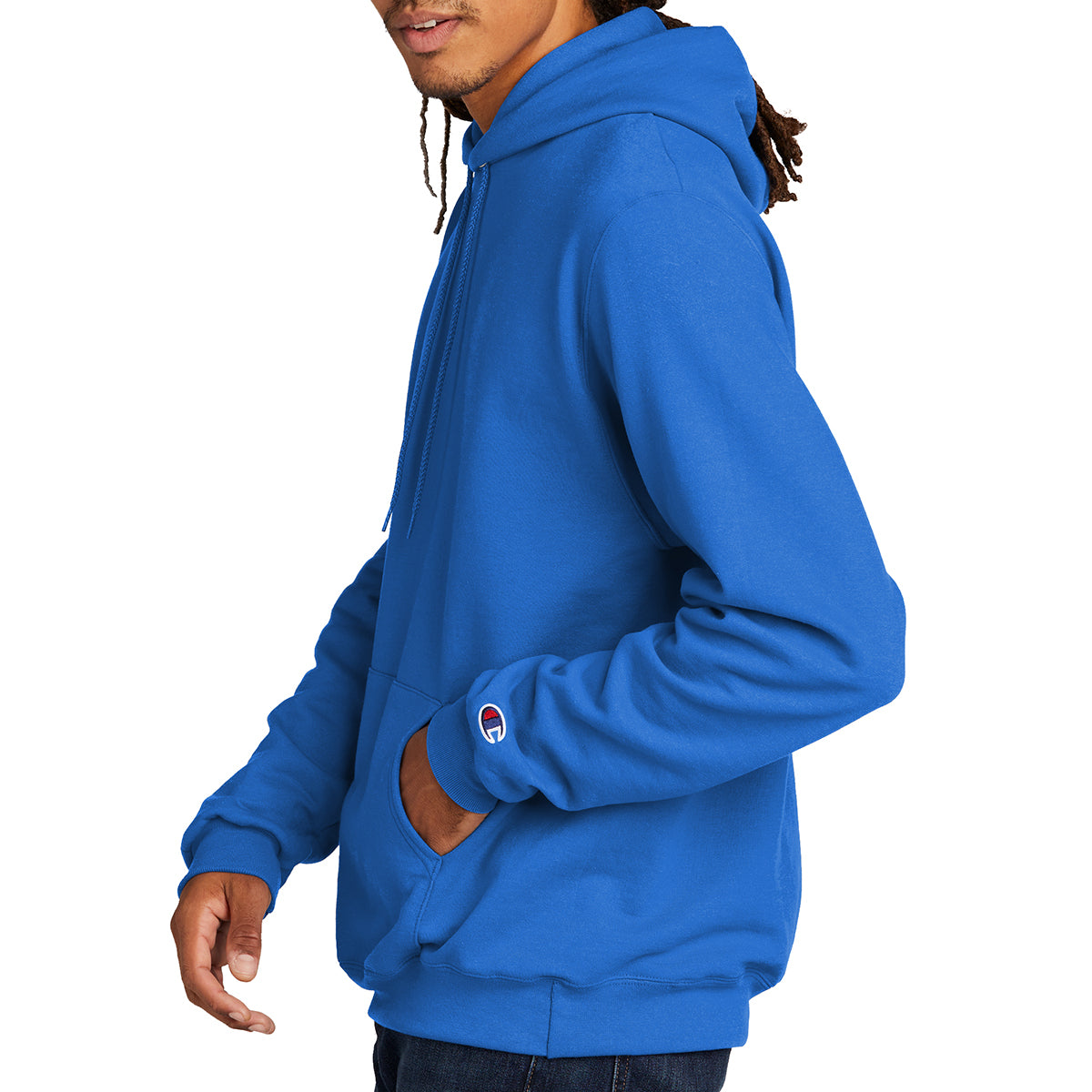 Champion® Double Dry Eco® Pullover Hooded Sweatshirt (Silk-Screen)