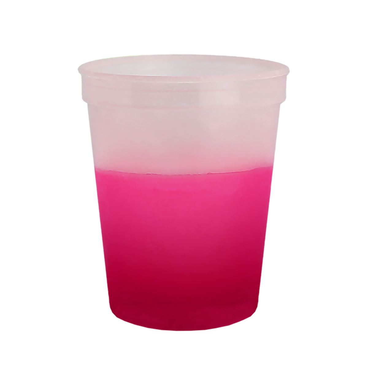Custom logo Cups-on-the-Go Color-Changing Stadium Cup - 16 oz.