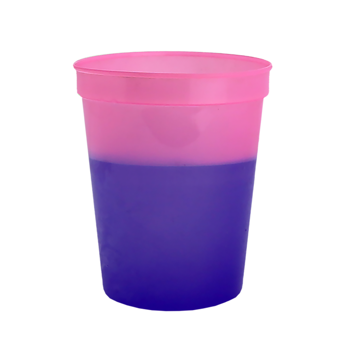 Custom logo Cups-on-the-Go Color-Changing Stadium Cup - 16 oz.