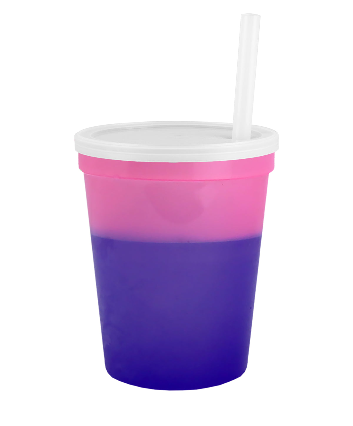Custom logo Cups-on-the-Go Color-Changing Stadium Cup - 16 oz.