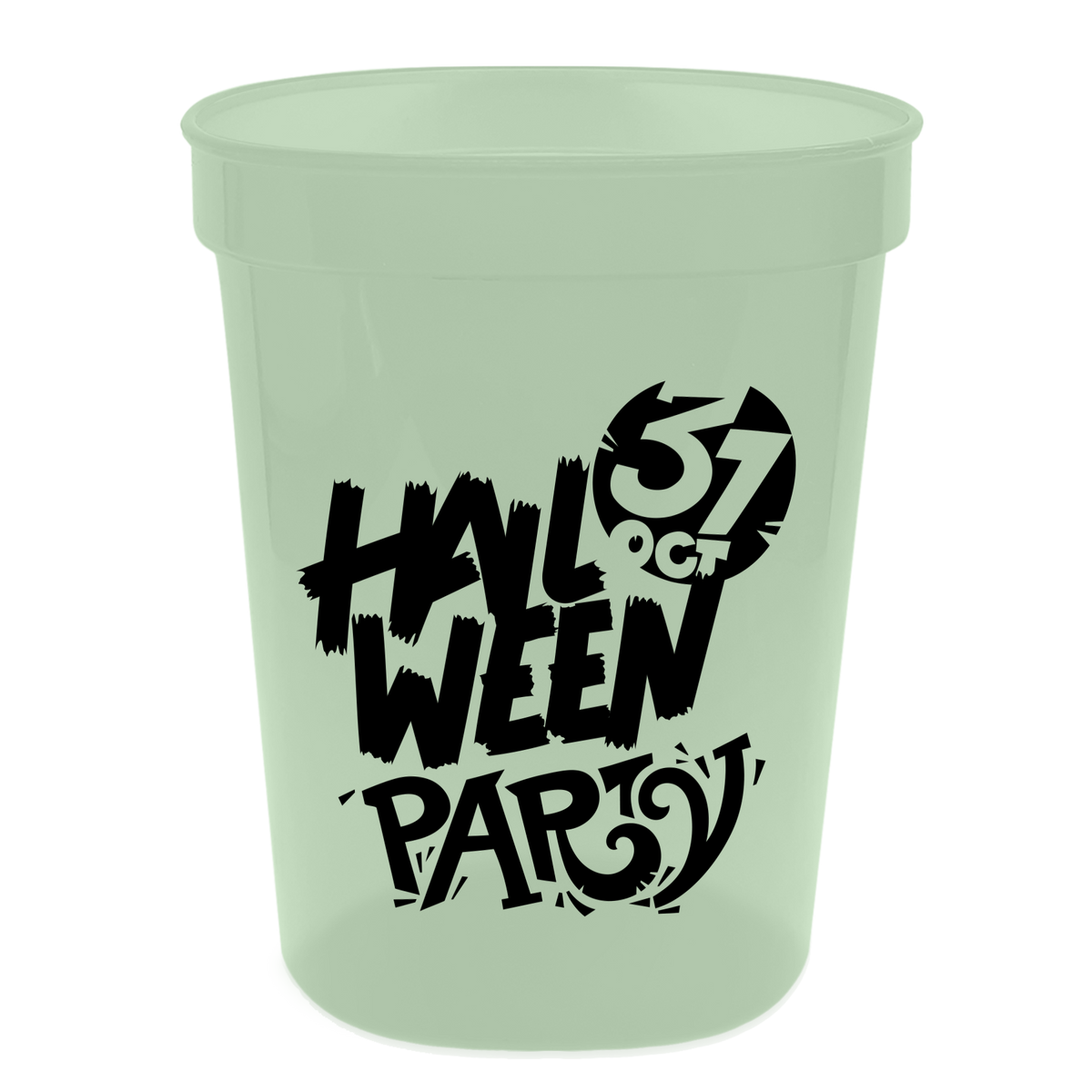 Custom logo Cups-on-the-Go Glow-in-the-Dark Stadium Cup - 16 oz.