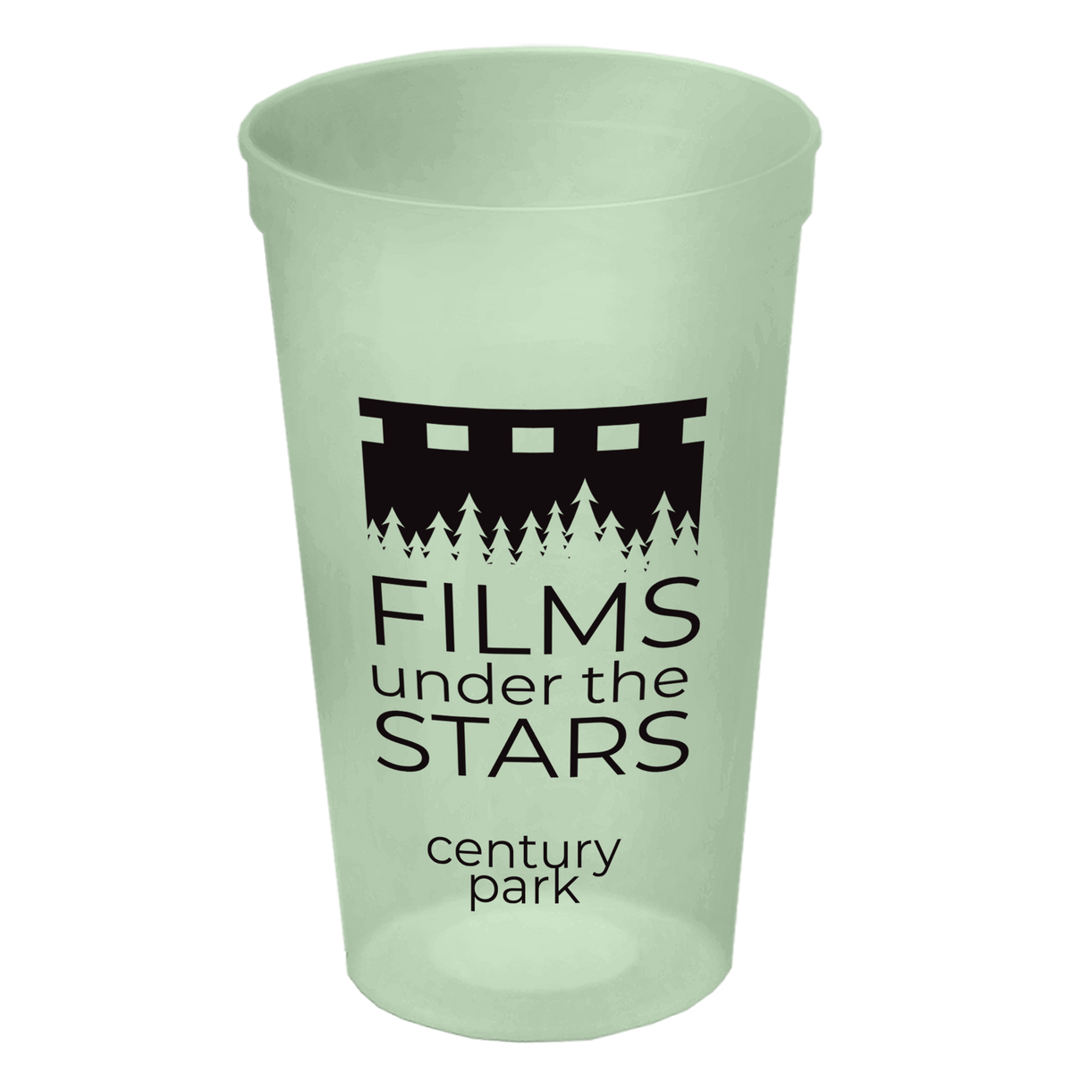 Custom logo Cups-on-the-Go Glow-in-the-Dark Stadium Cup - 22 oz.