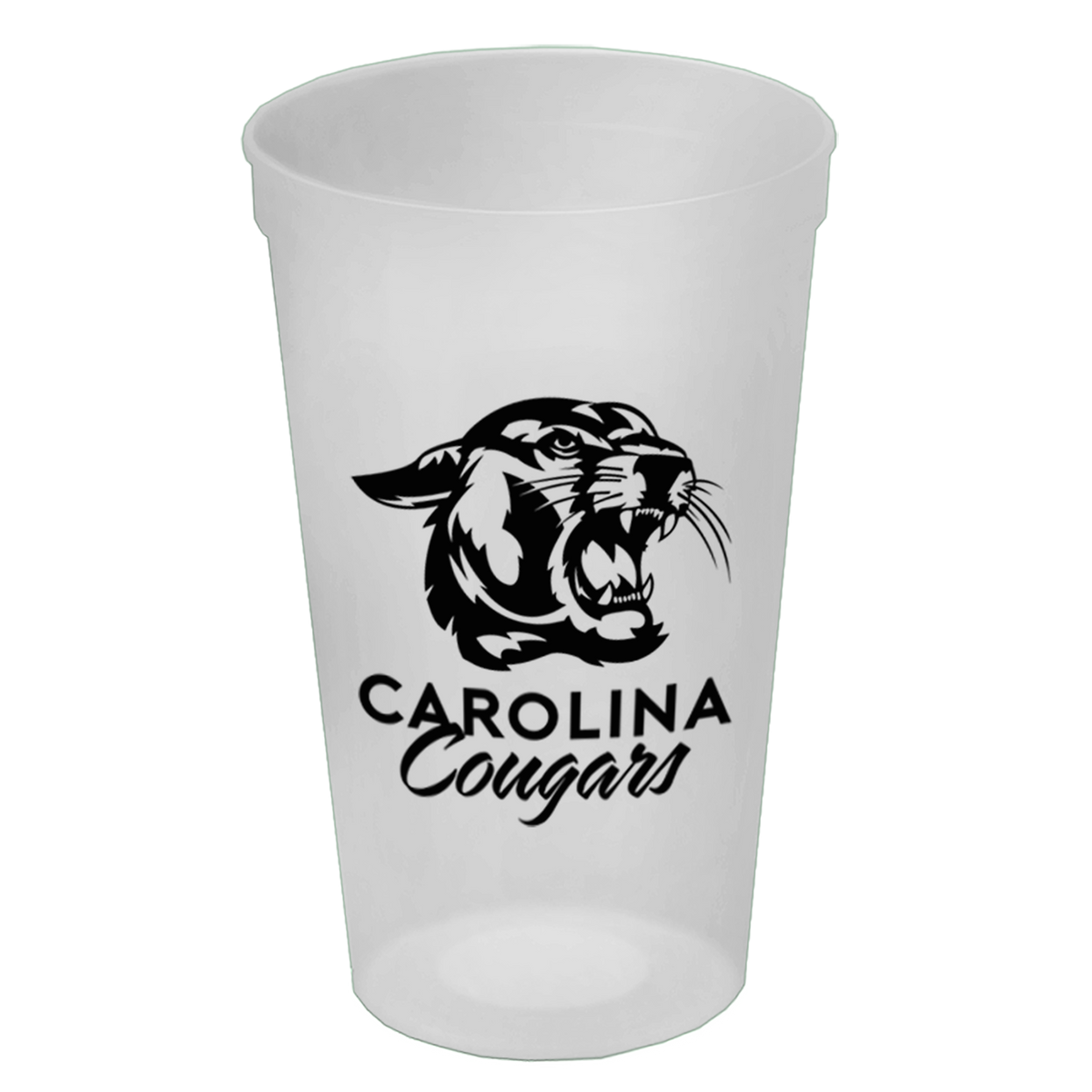 Custom logo Cups-on-the-Go Translucent Stadium Cup - 22 oz.
