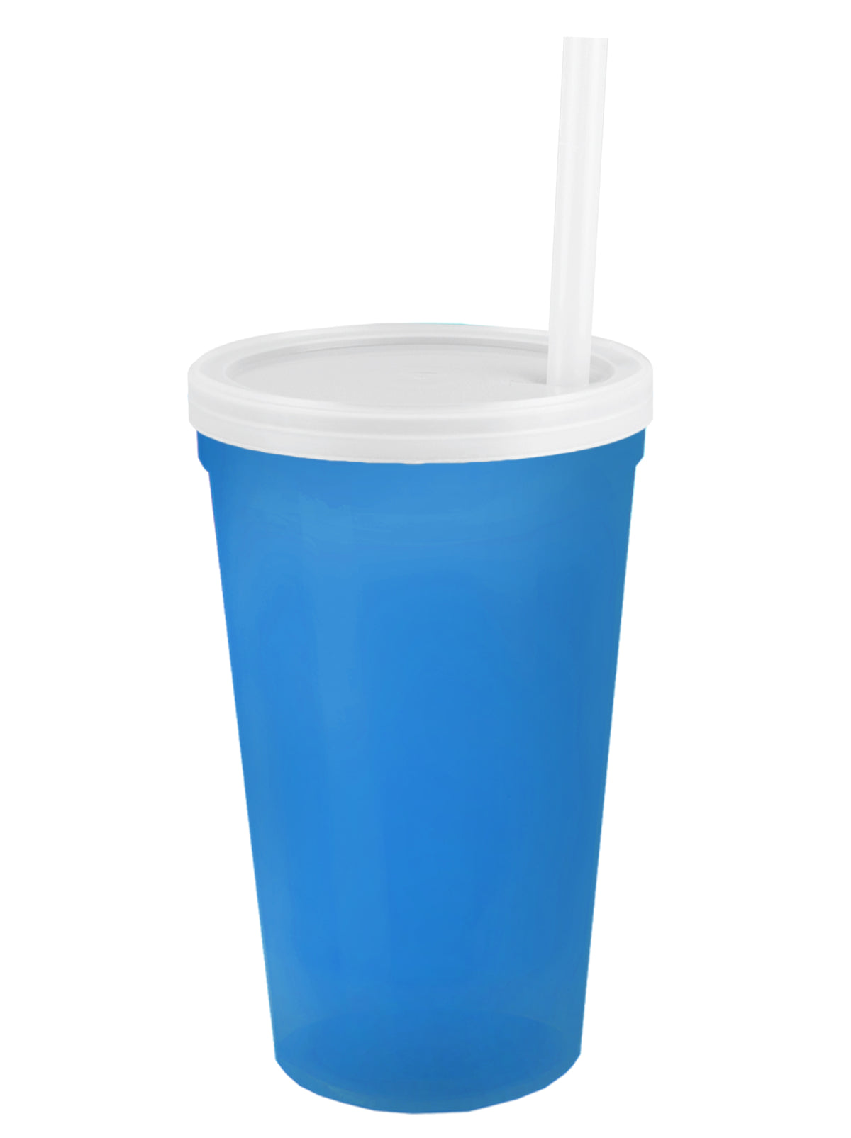 Custom logo Cups-on-the-Go Translucent Stadium Cup - 22 oz.