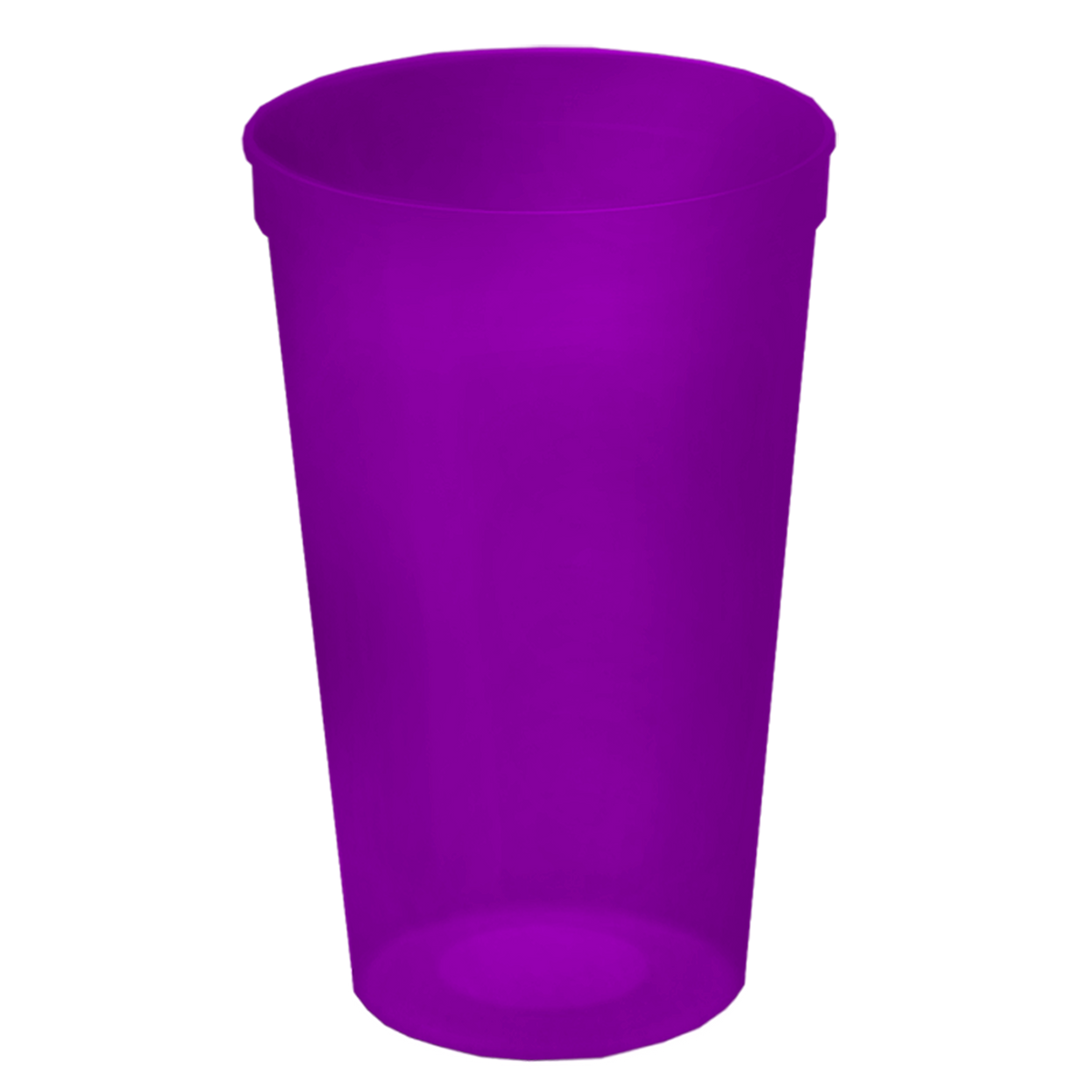 Custom logo Cups-on-the-Go Translucent Stadium Cup - 22 oz.