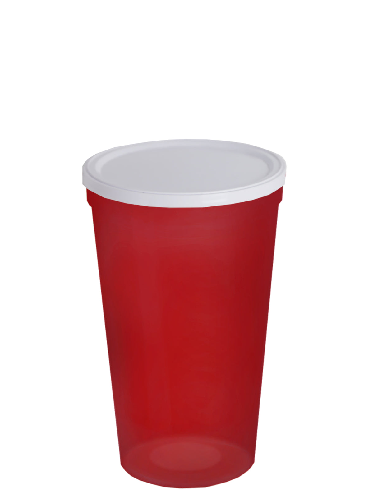 Custom logo Cups-on-the-Go Translucent Stadium Cup - 22 oz.