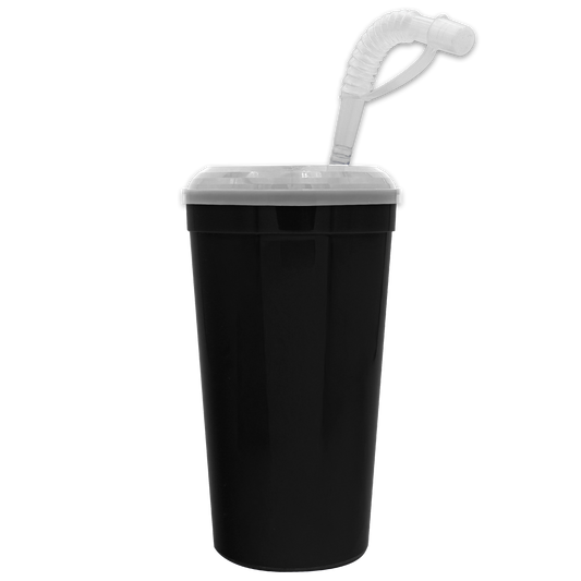 Supersize Stadium Cup with Straw Lid - 32 oz.