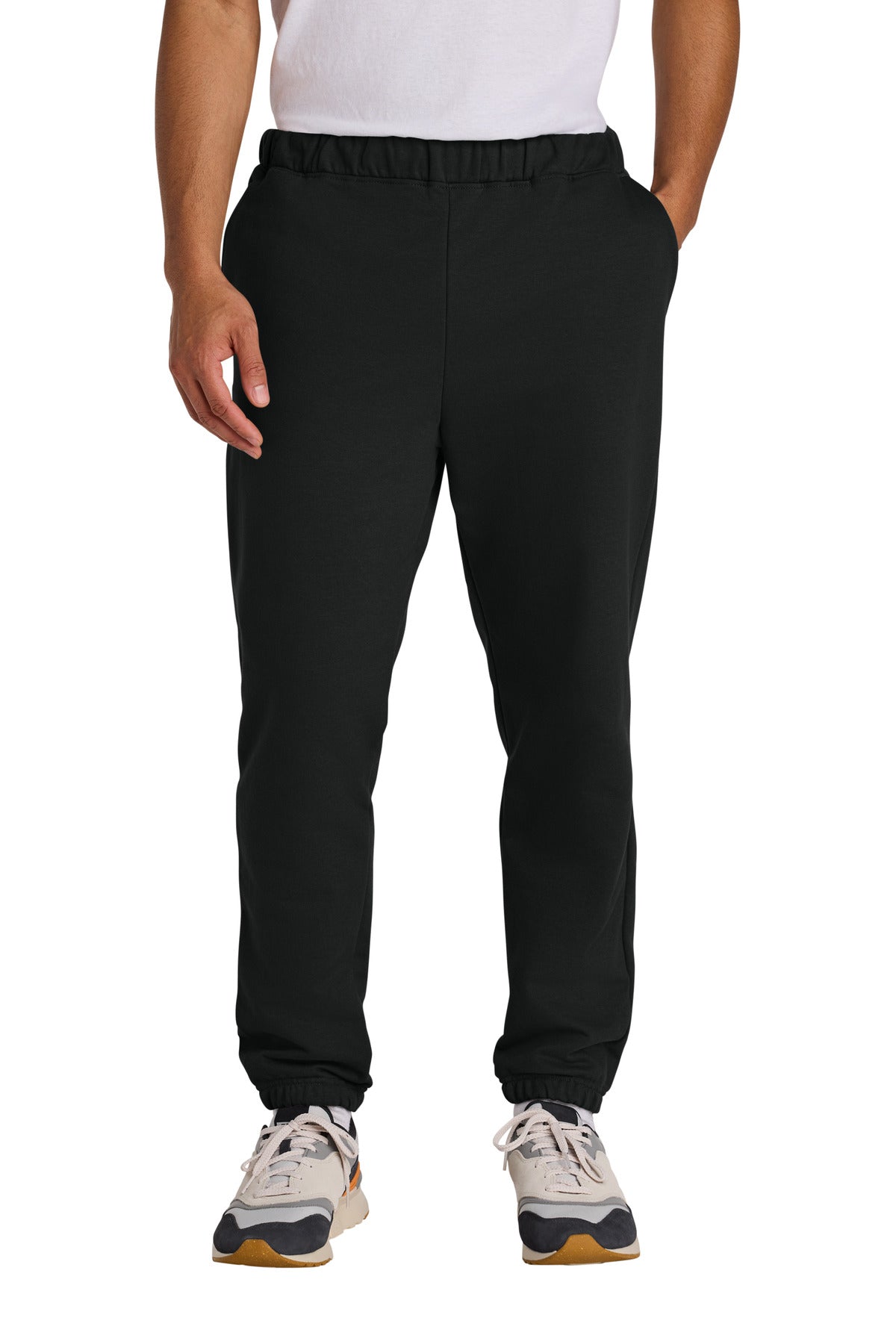 Custom logo Gildan® Softstyle® Midweight Pocket Sweatpants SF100 in Black