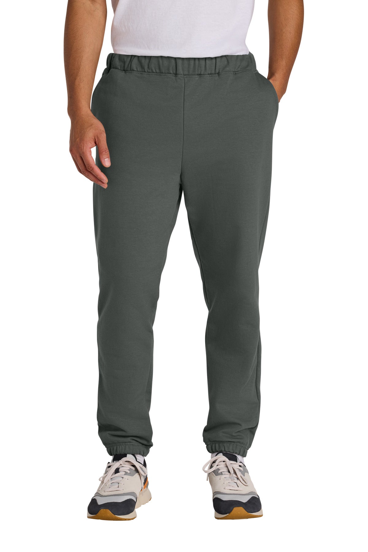 Custom logo Gildan® Softstyle® Midweight Pocket Sweatpants SF100 in Charcoal