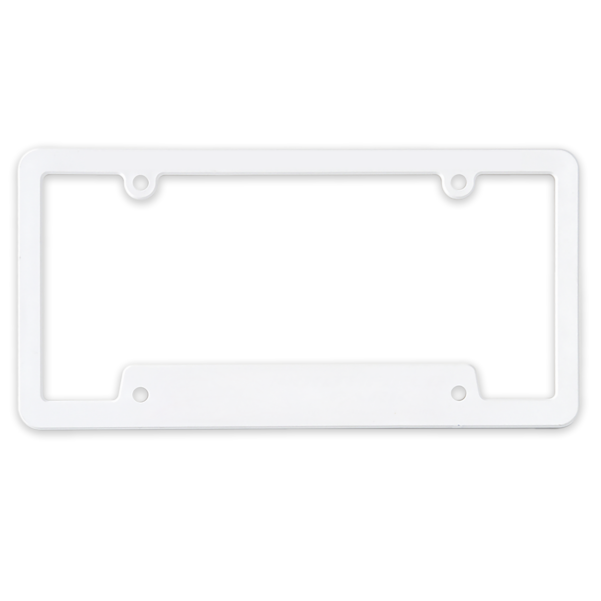 Custom logo Corner-View License Plate Frame