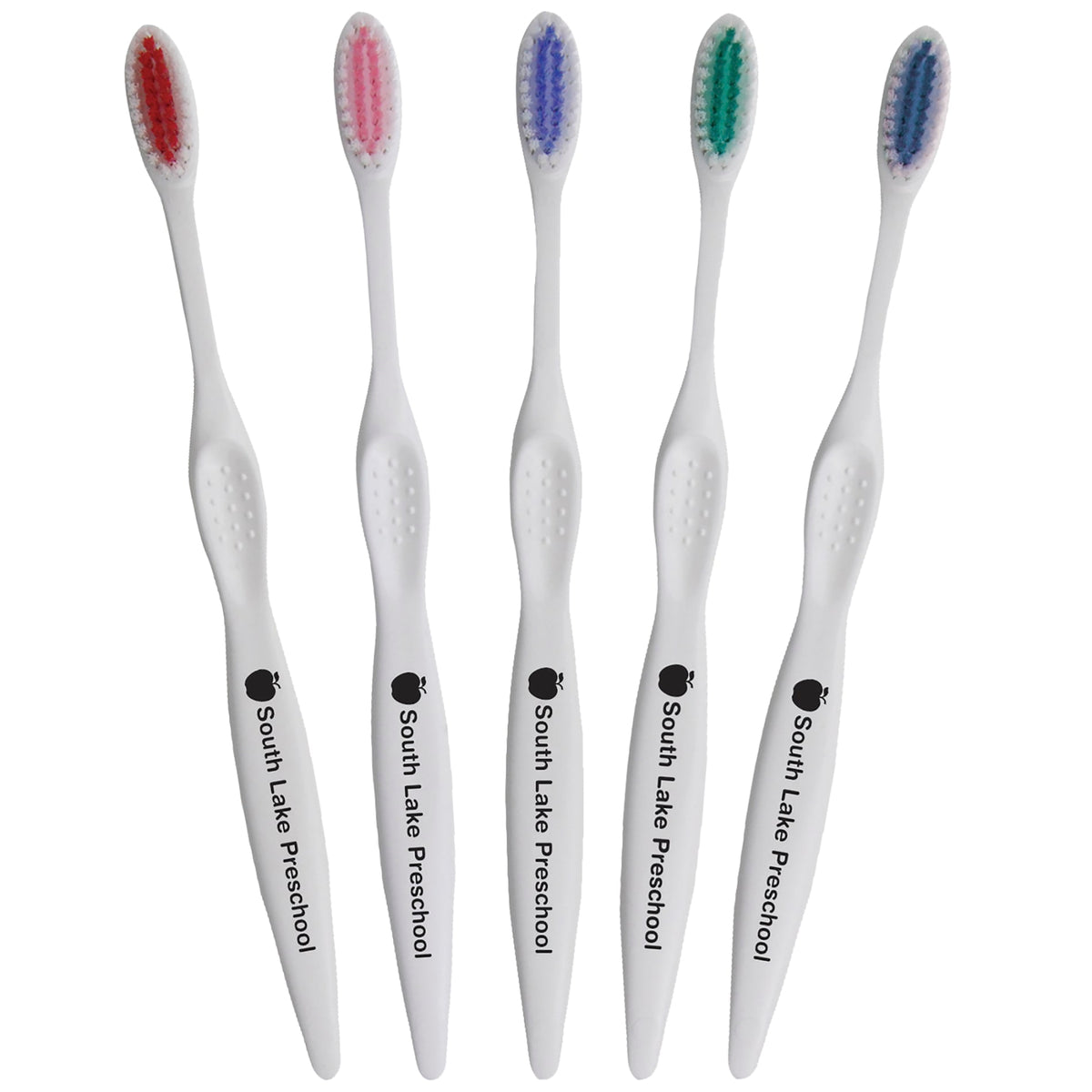 Custom logo Concept Curve White Toothbrush