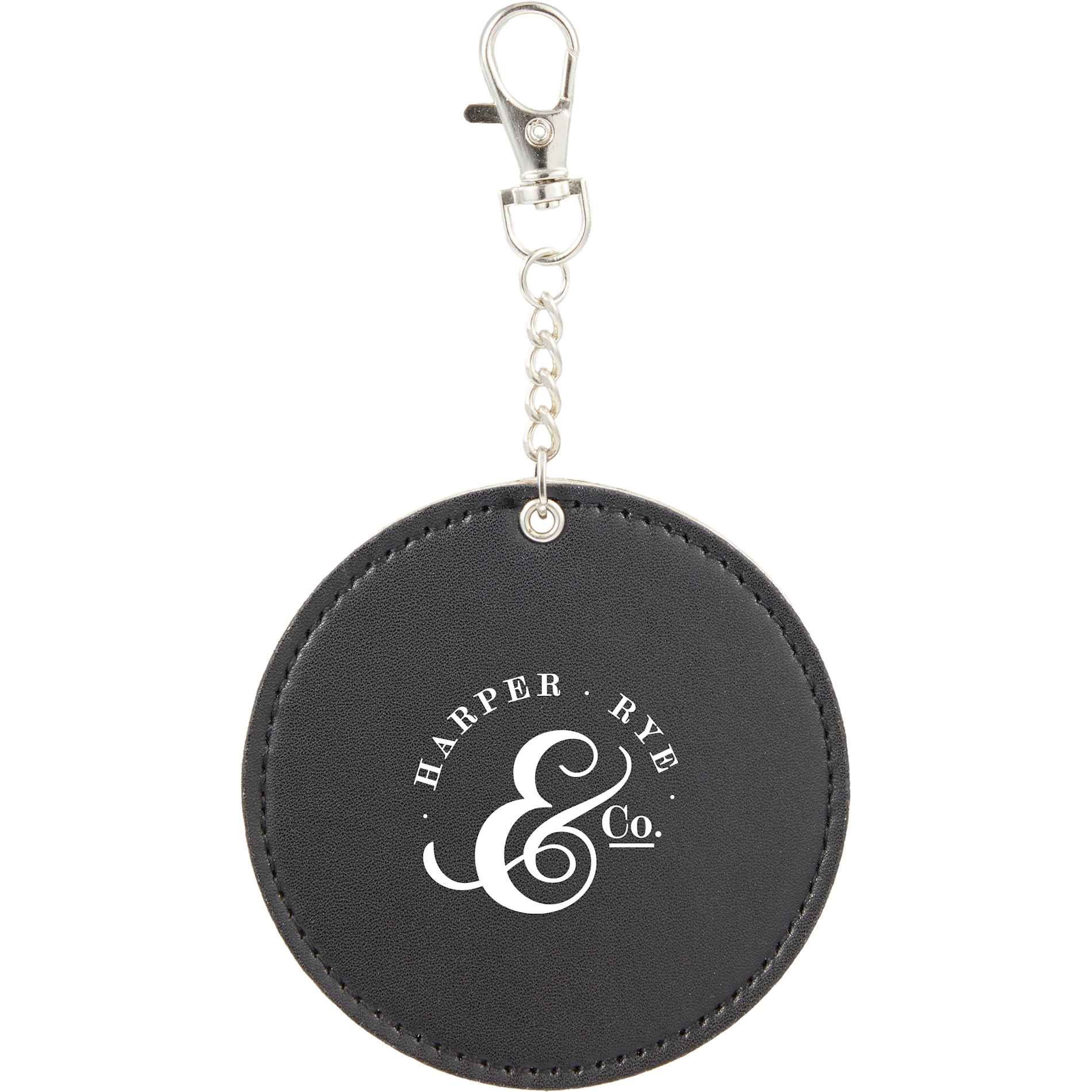 Recycled PU Travel Mirror Bag Charm