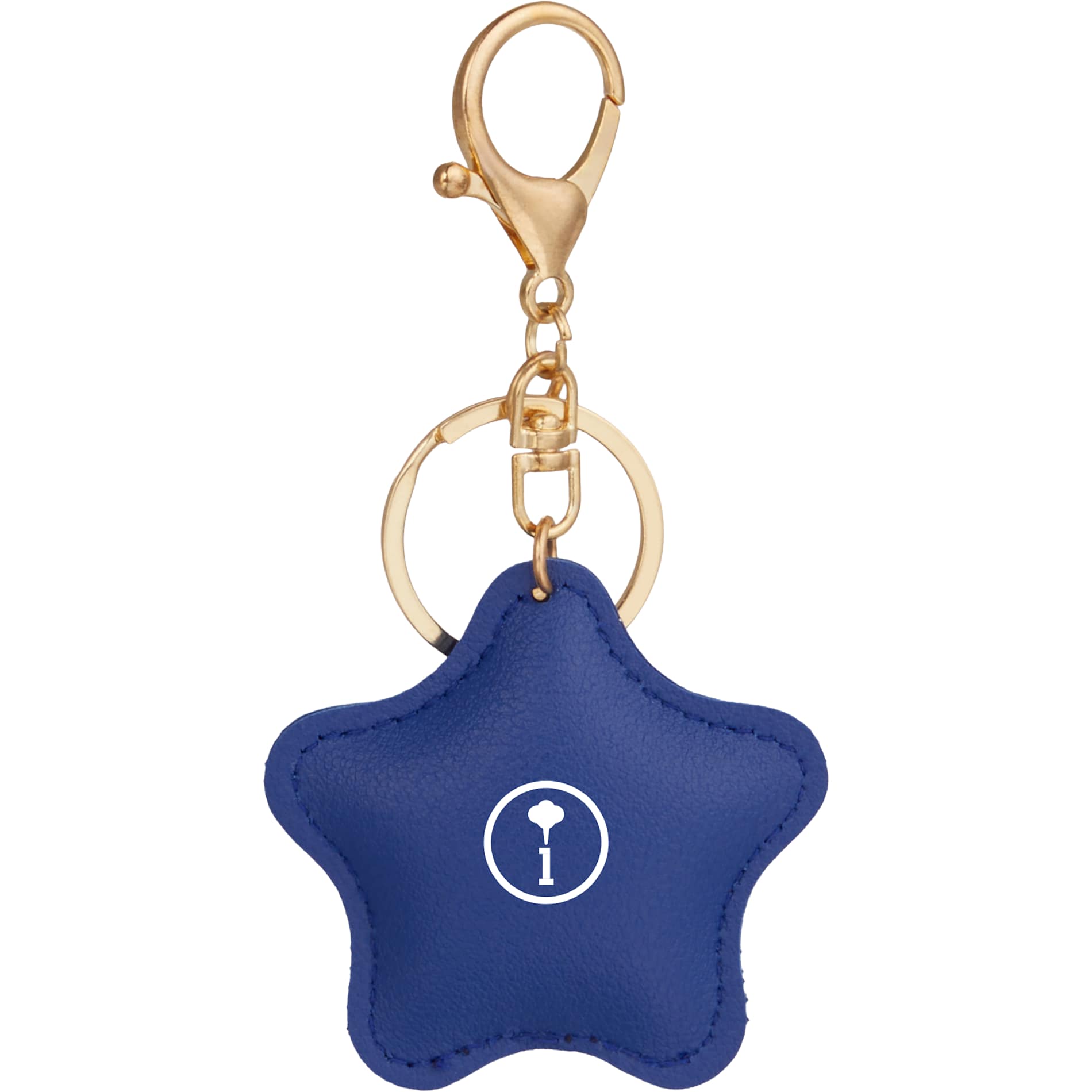 Star Leather Keychain