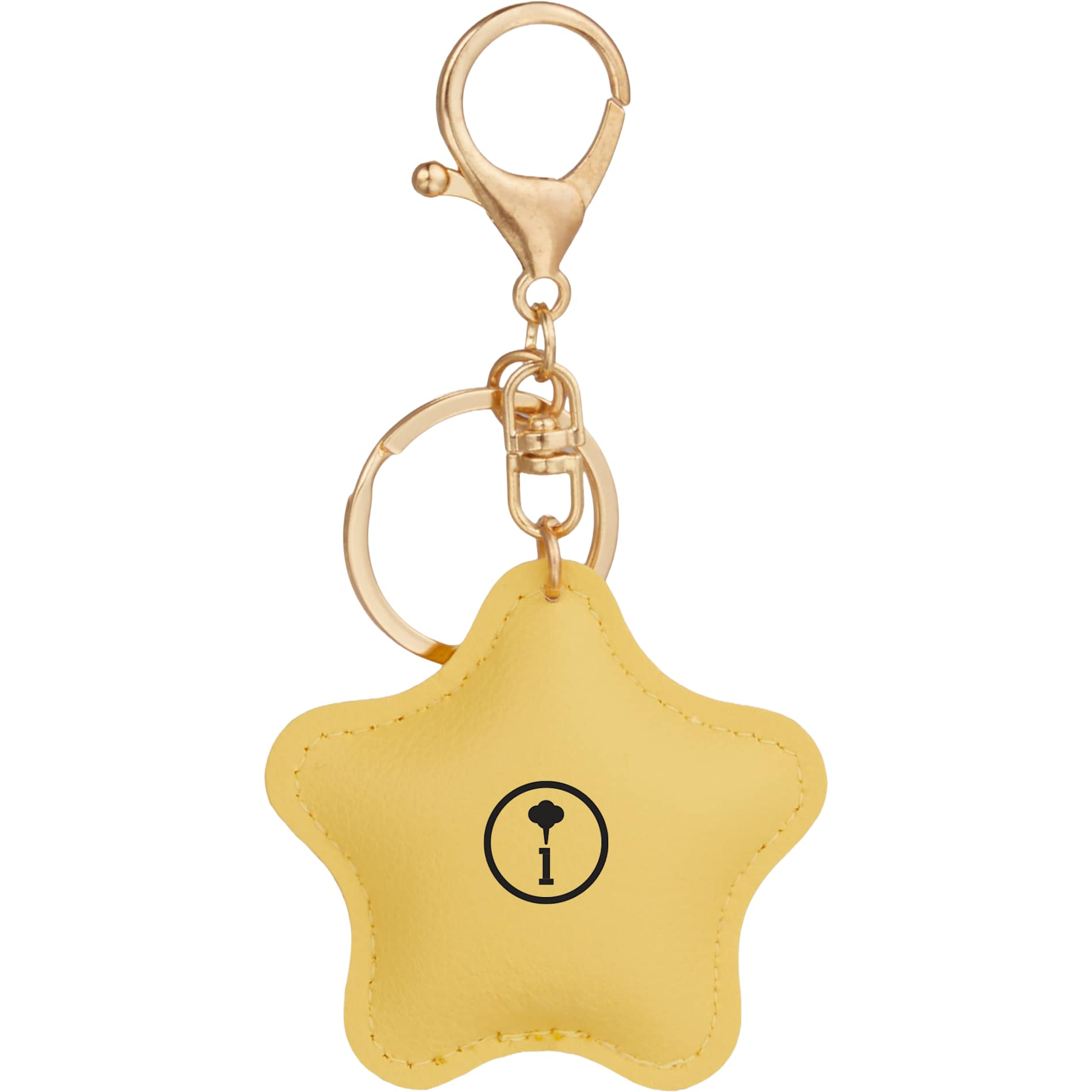 Star Leather Keychain