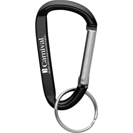 Custom logo Small Carabiner Key Ring