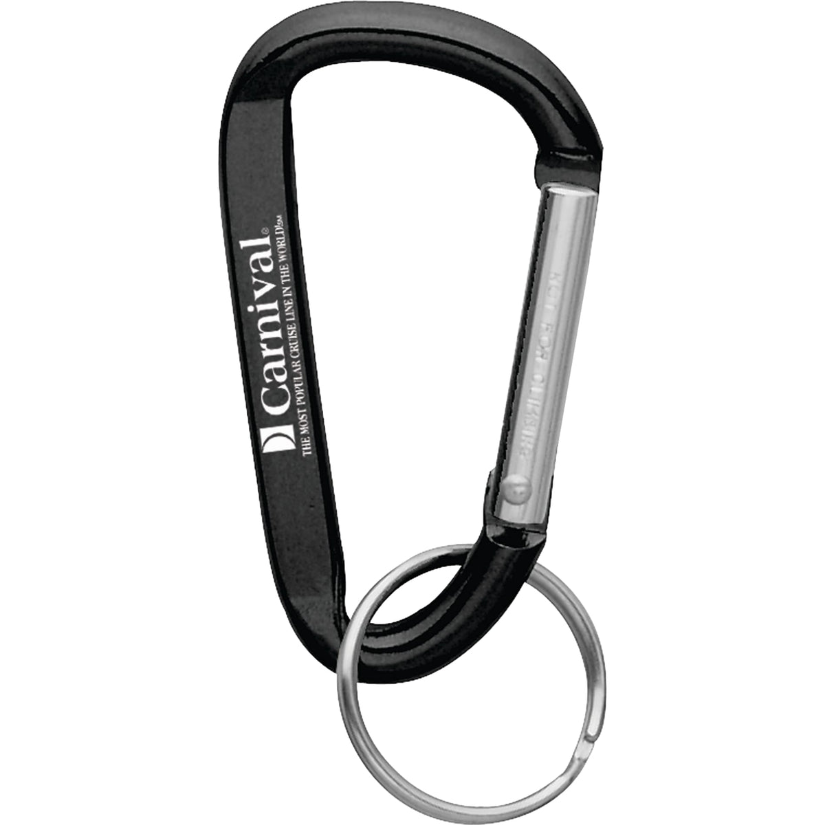 Custom logo Small Carabiner Key Ring