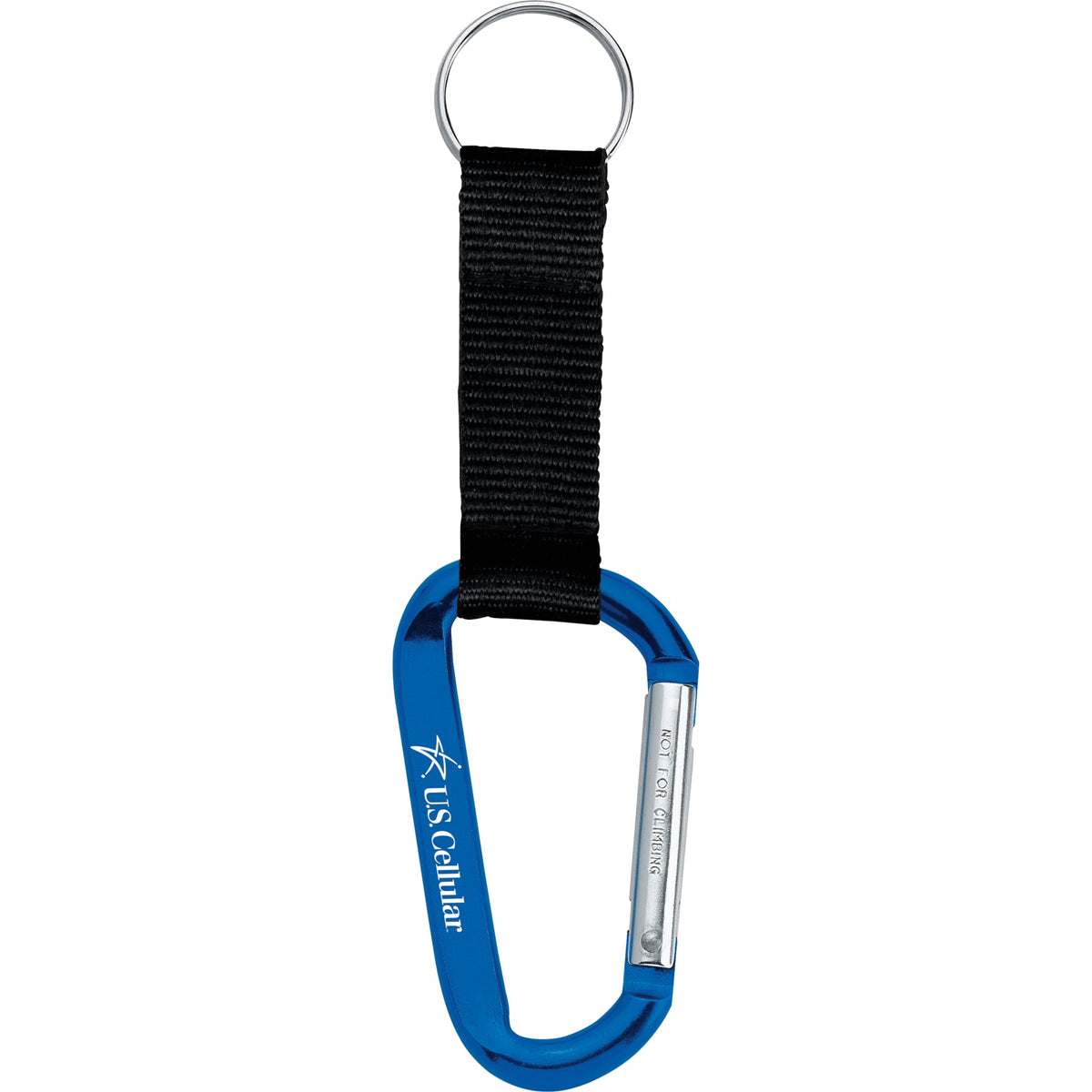 Custom logo Large Carabiner Key Ring