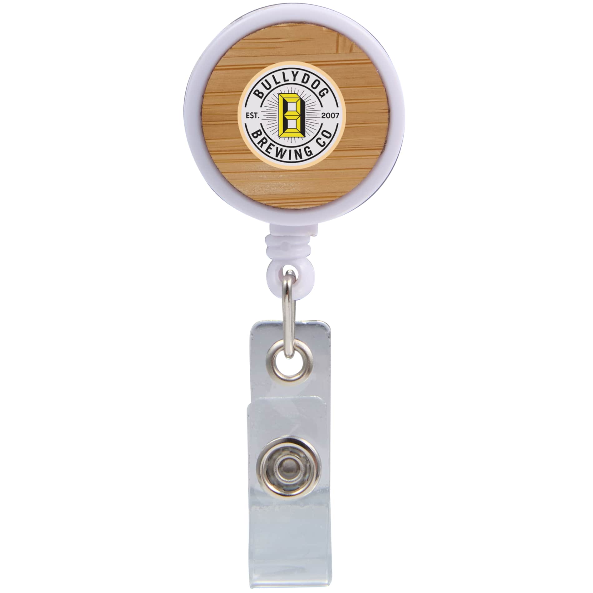 Bamboo Badge Holder