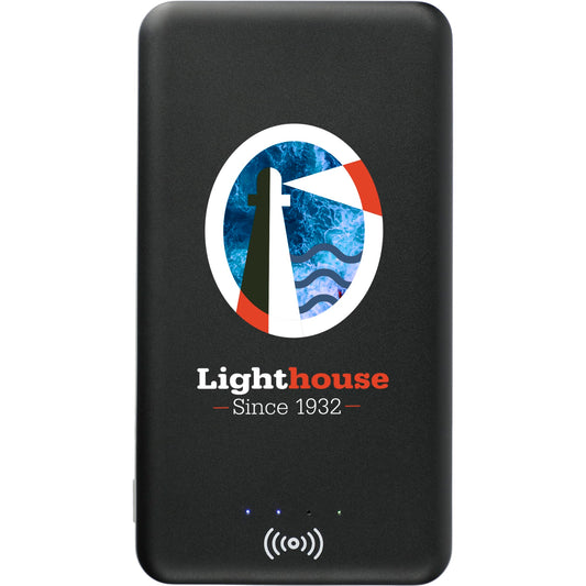 Custom logo Axial 4000 mAh Wireless Power Bank