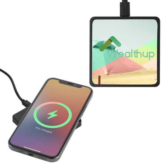 Custom logo Square Wireless Charging Pad