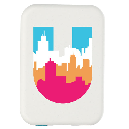 Custom logo Recycled ABS 3000 mAh Wireless Power Bank
