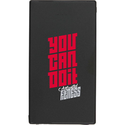 Custom logo 4000 mAh Cable Keeper Power Bank with Type-C Tip