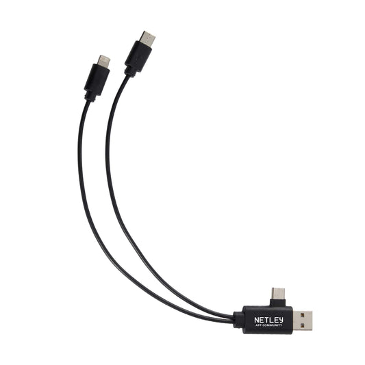 Custom logo 5-in-1 Recycled Charging Cable