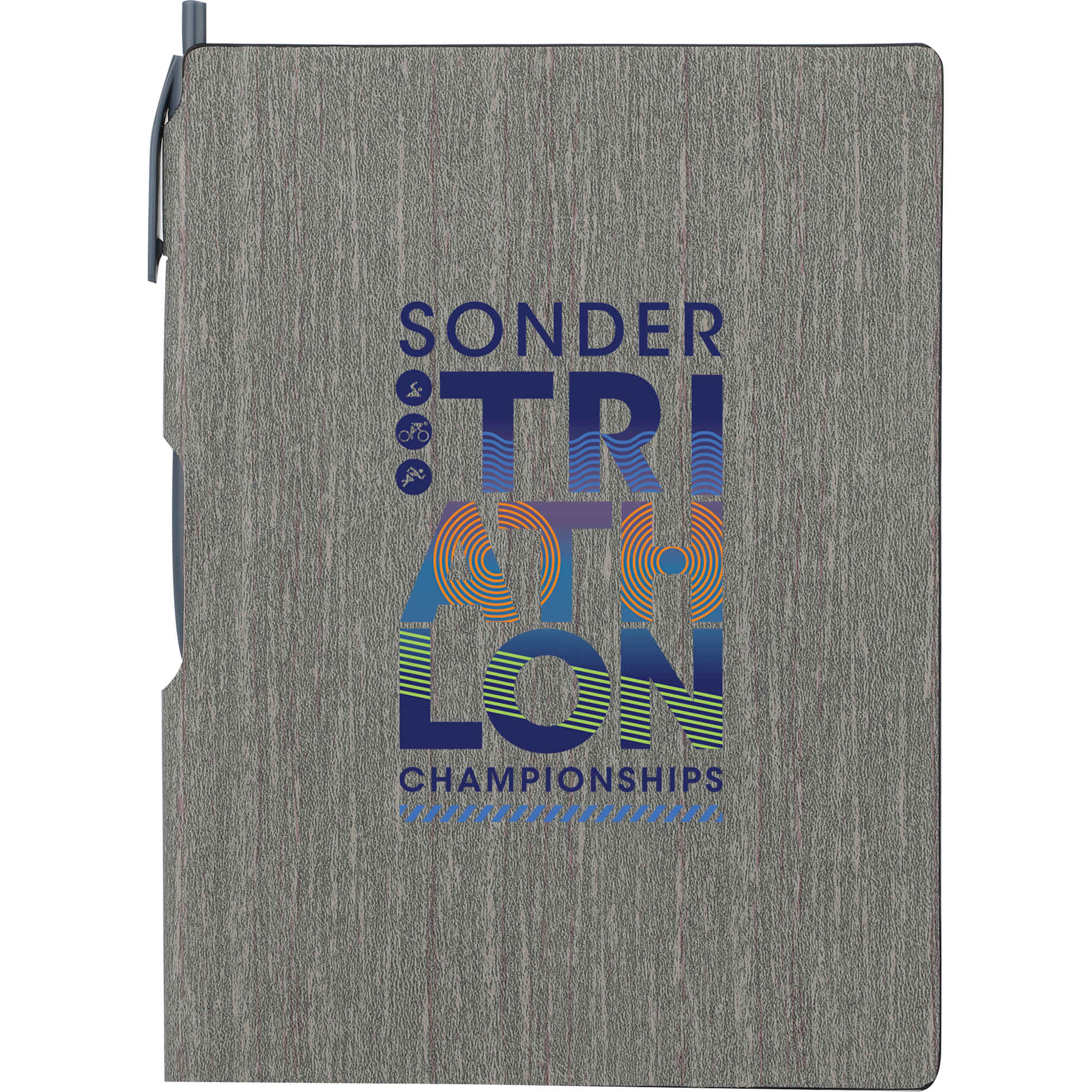 FSC® Mix 6" x 8.5" Bari Notebook with Pen