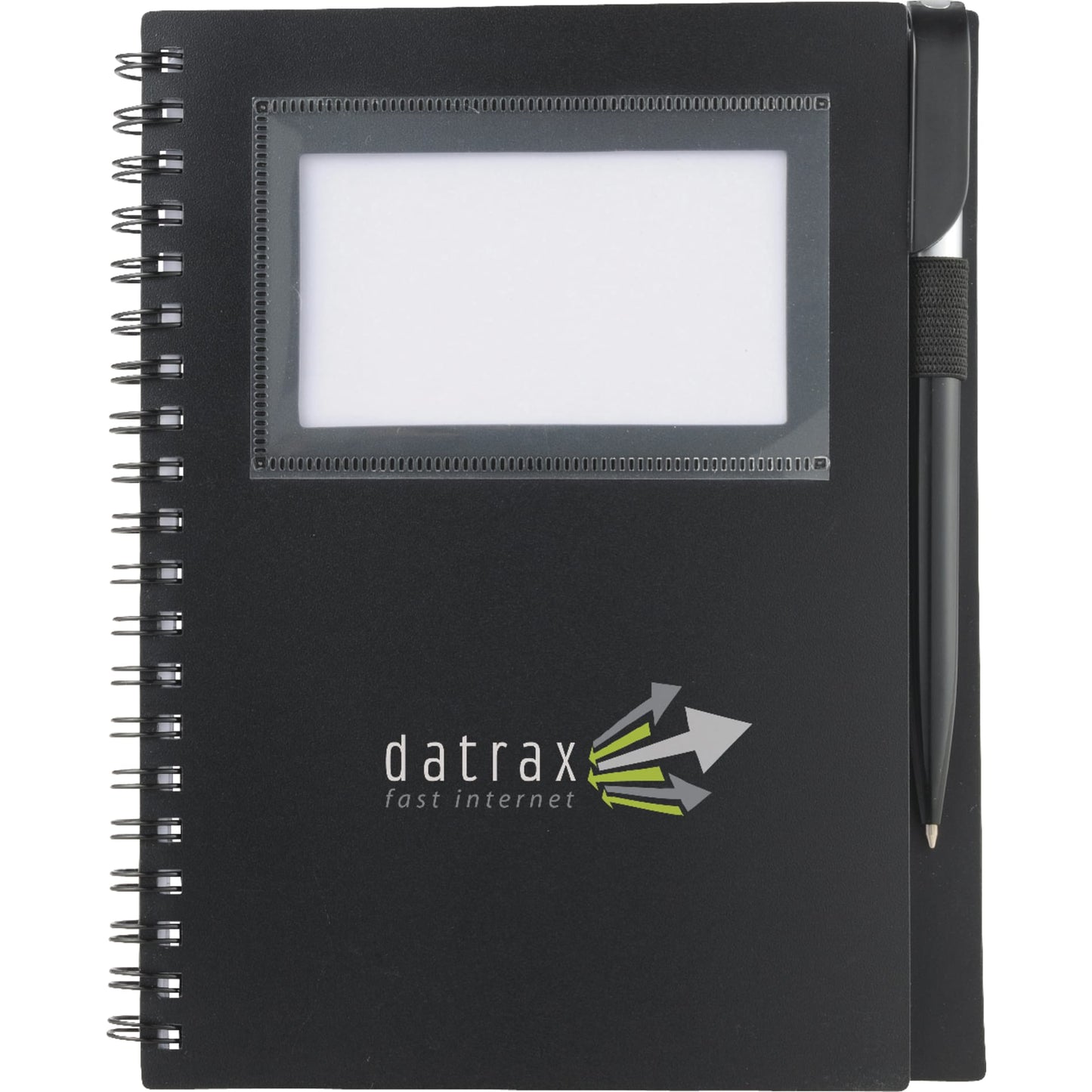FSC® Mix 5.5" x 7" Star Spiral Notebook with Pen