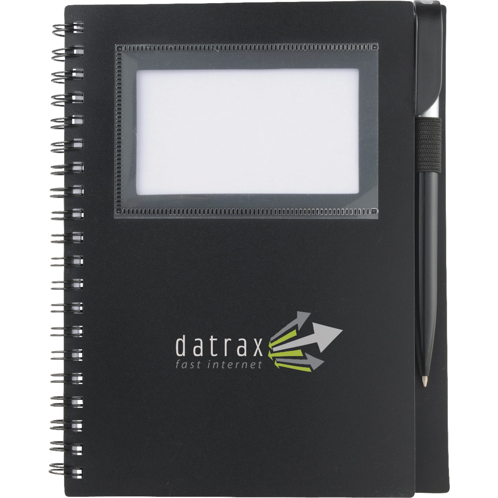 FSC® Mix 5.5" x 7" Star Spiral Notebook with Pen
