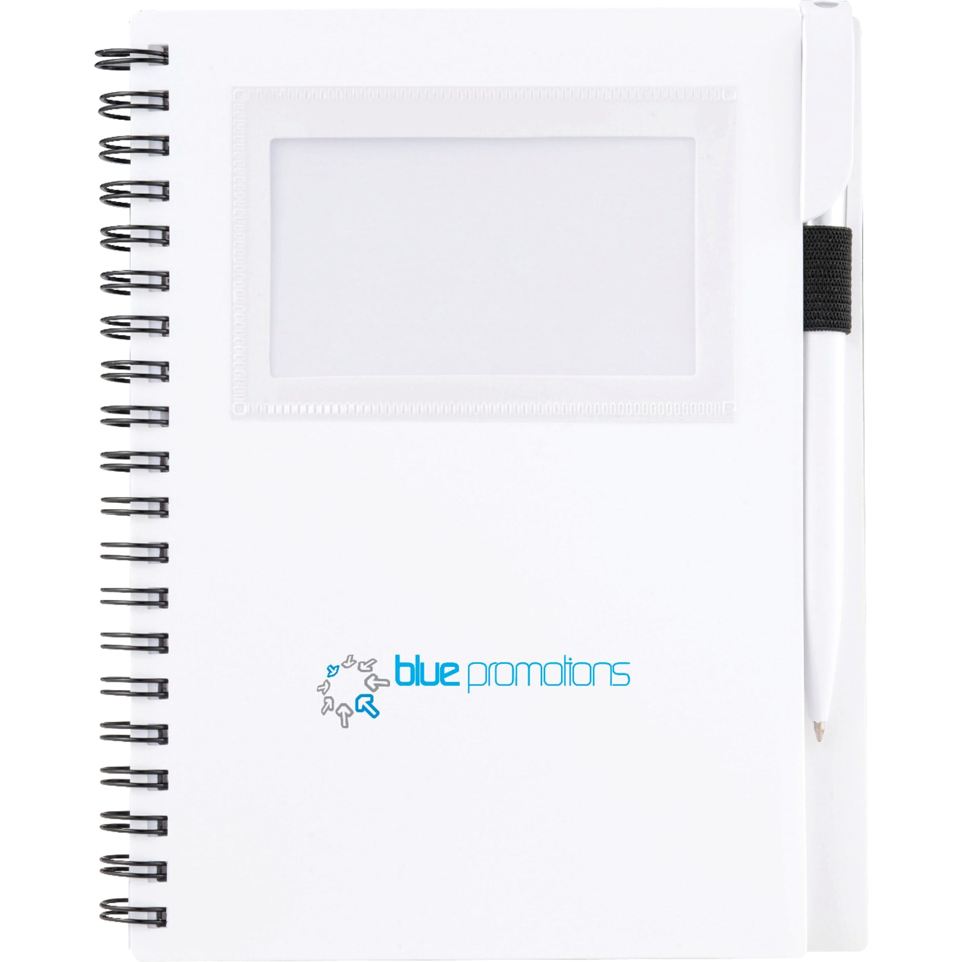 FSC® Mix 5.5" x 7" Star Spiral Notebook with Pen