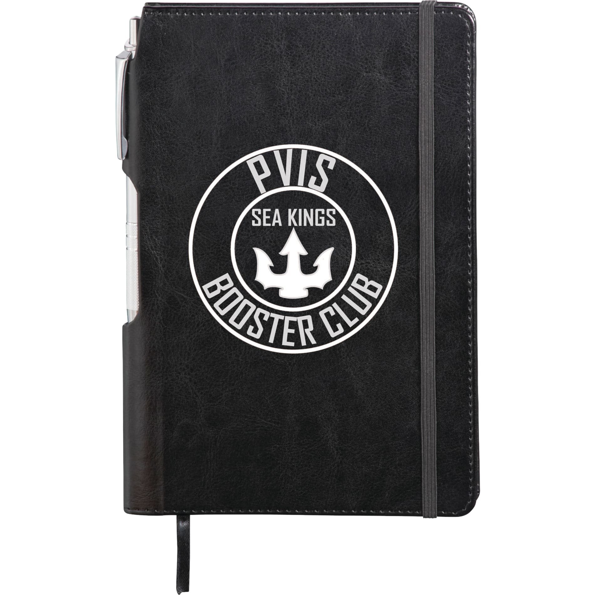 FSC® Mix 6" x 8.5" Viola Bound Notebook with Pen