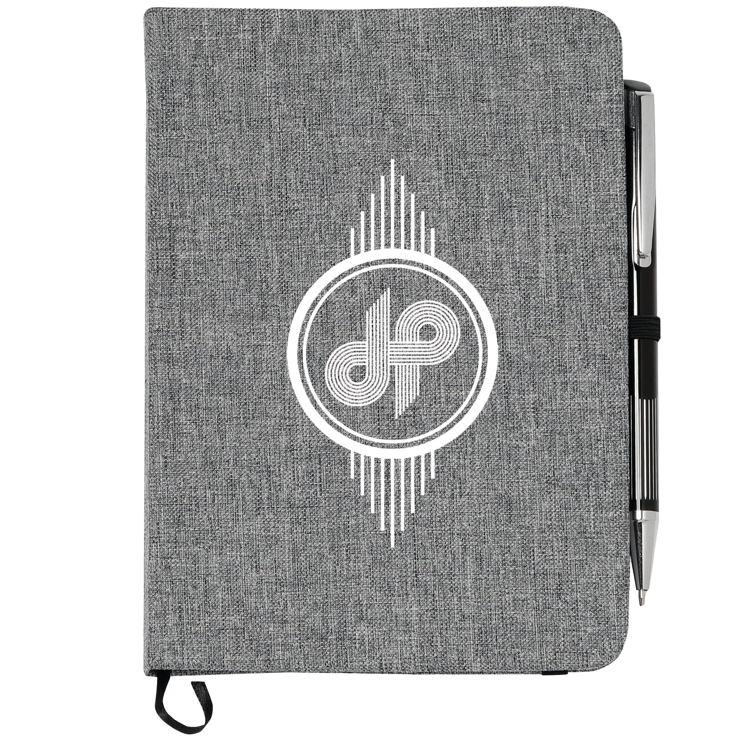 FSC® Mix 5" x 7" Heathered Bound Notebook