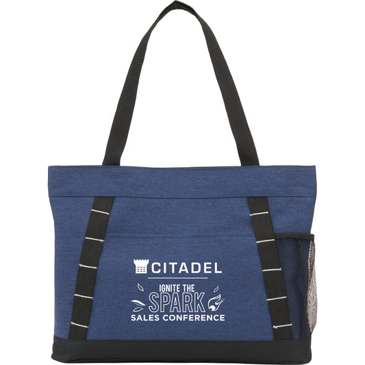Custom logo Snap Meeting RPET Tote