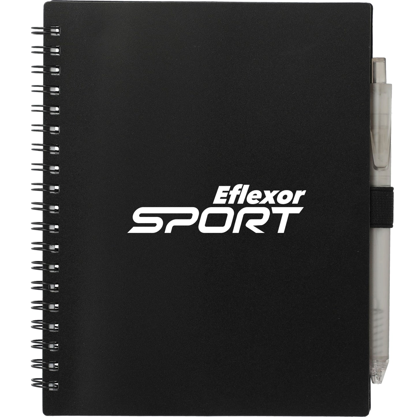FSC® Recycled 5.5” x 7” Spiral Notebook w/ RPET Pe