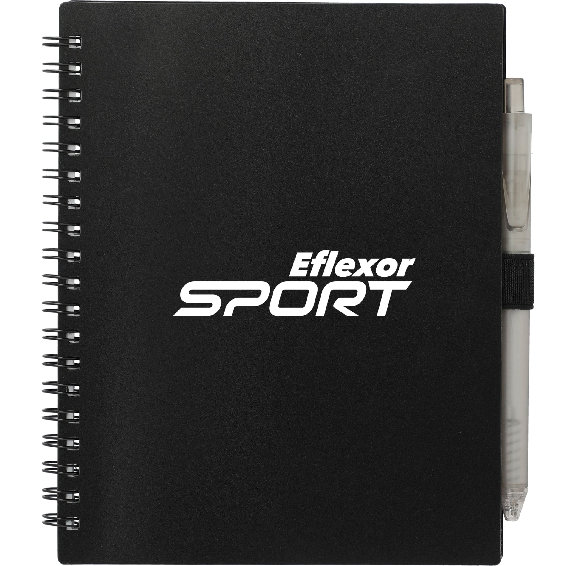 FSC® Recycled 5.5” x 7” Spiral Notebook w/ RPET Pe