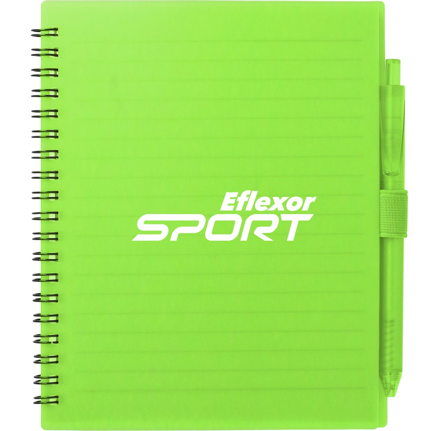 FSC® Recycled 5.5” x 7” Spiral Notebook w/ RPET Pe