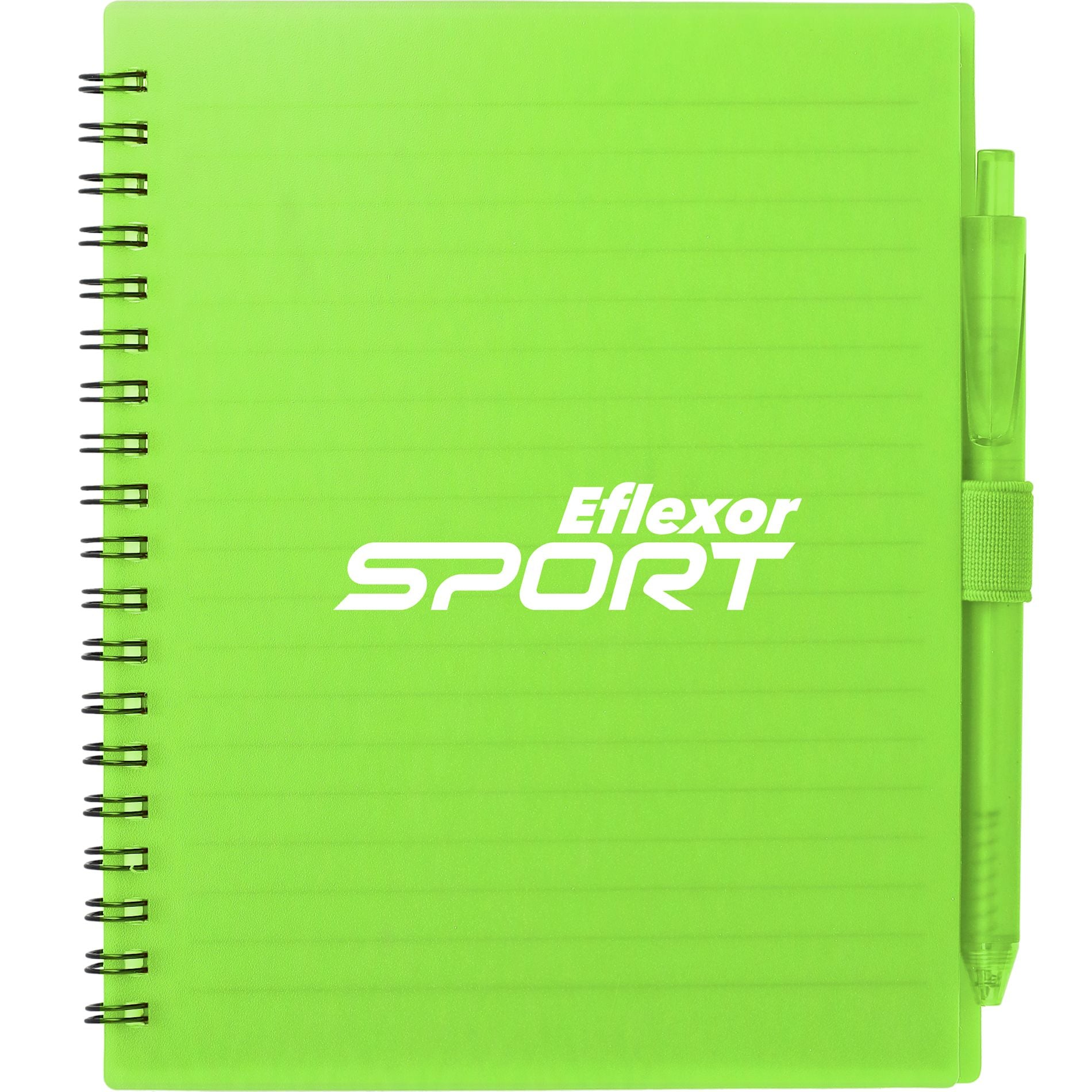 FSC® Recycled 5.5” x 7” Spiral Notebook w/ RPET Pe