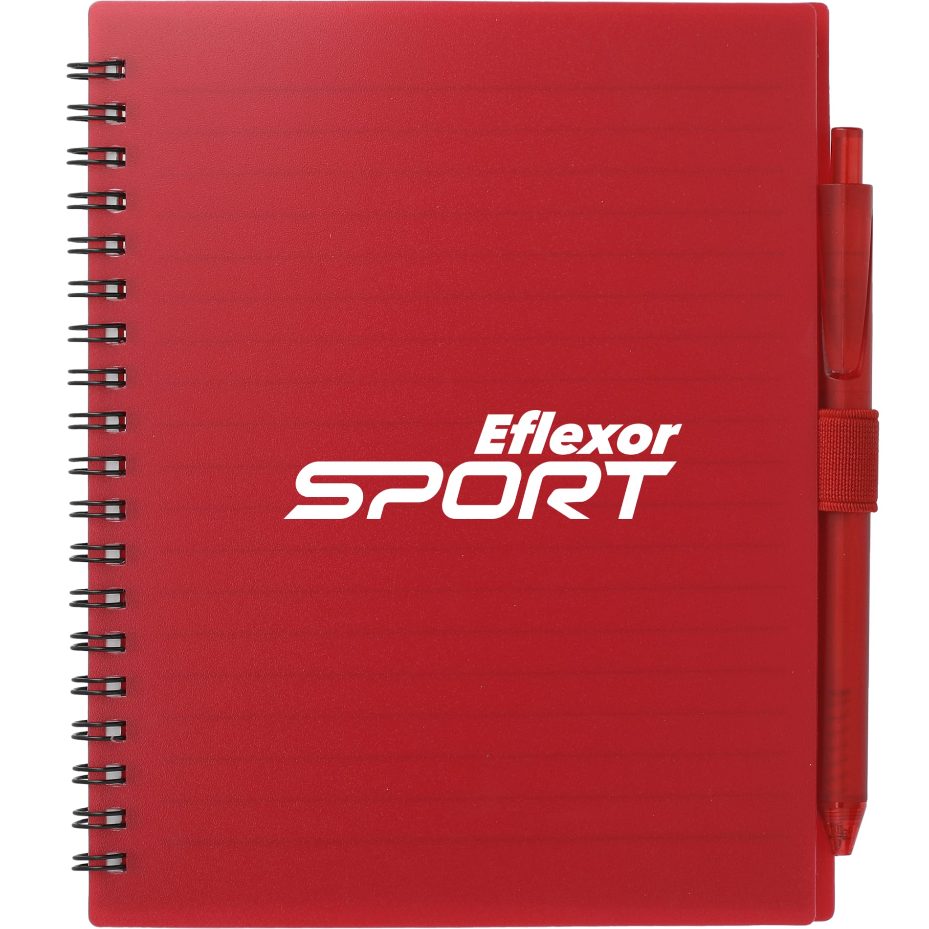 FSC® Recycled 5.5” x 7” Spiral Notebook w/ RPET Pe