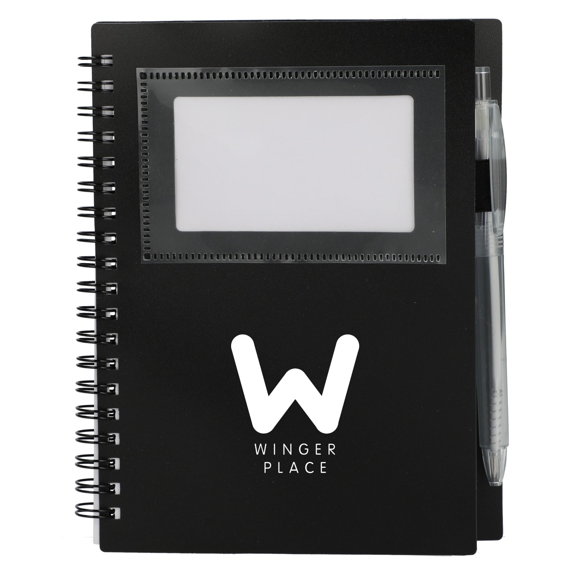 FSC® Recycled 5" x 7" Star Spiral Notebook with Pe