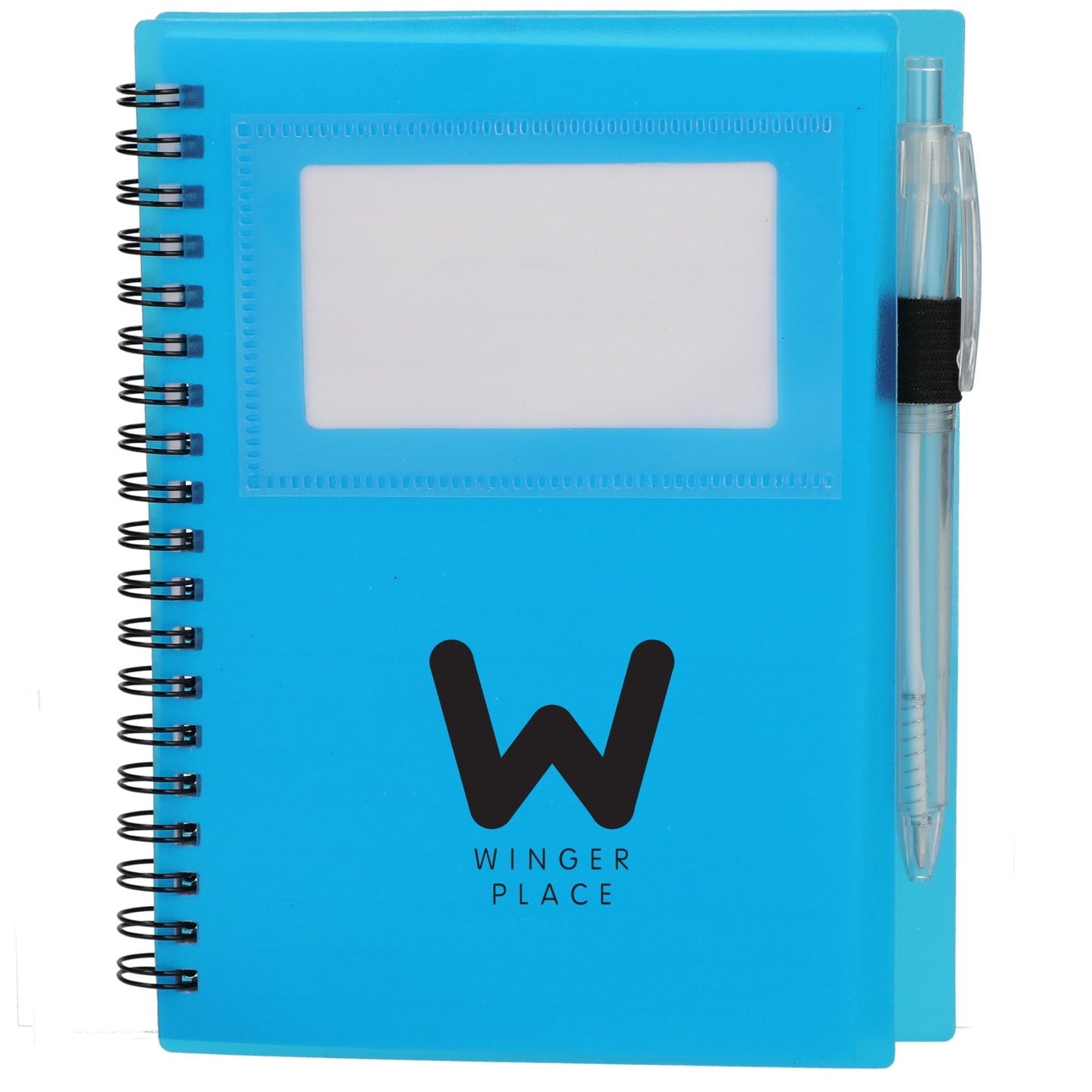 FSC® Recycled 5" x 7" Star Spiral Notebook with Pe