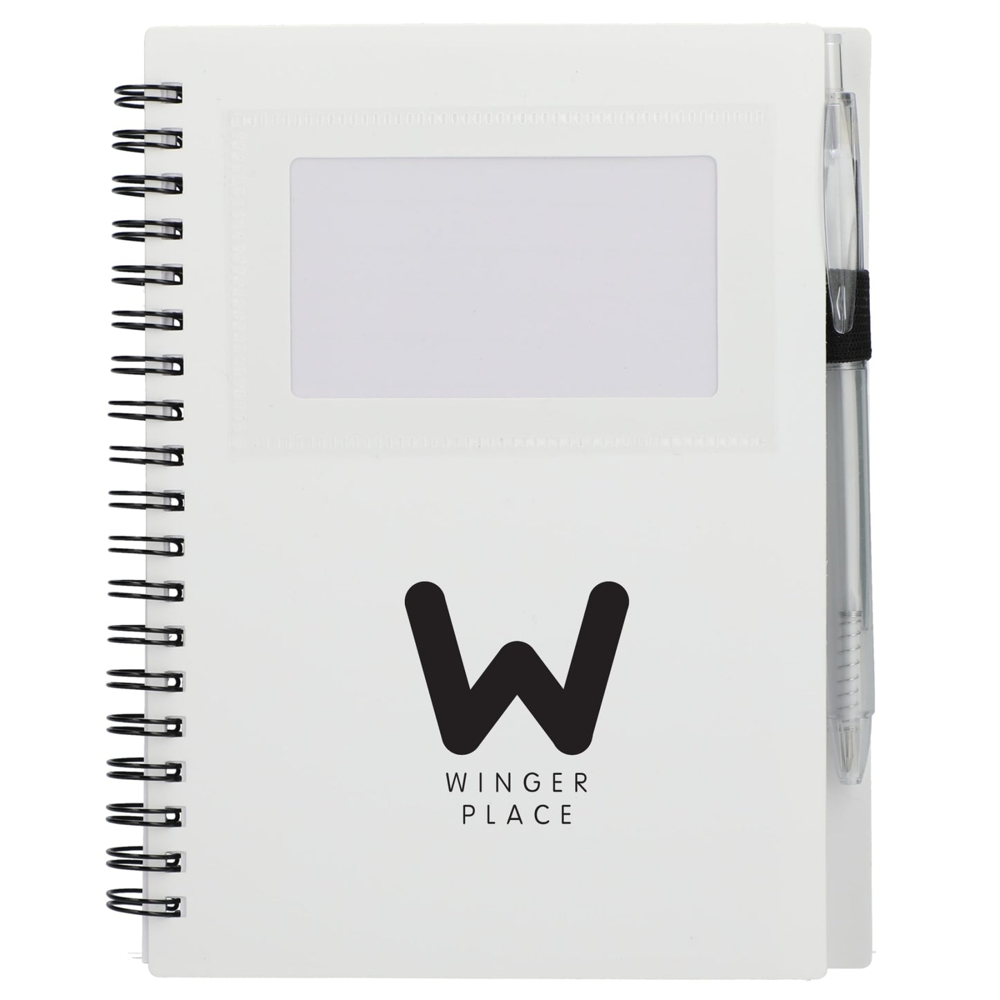 FSC® Recycled 5" x 7" Star Spiral Notebook with Pe