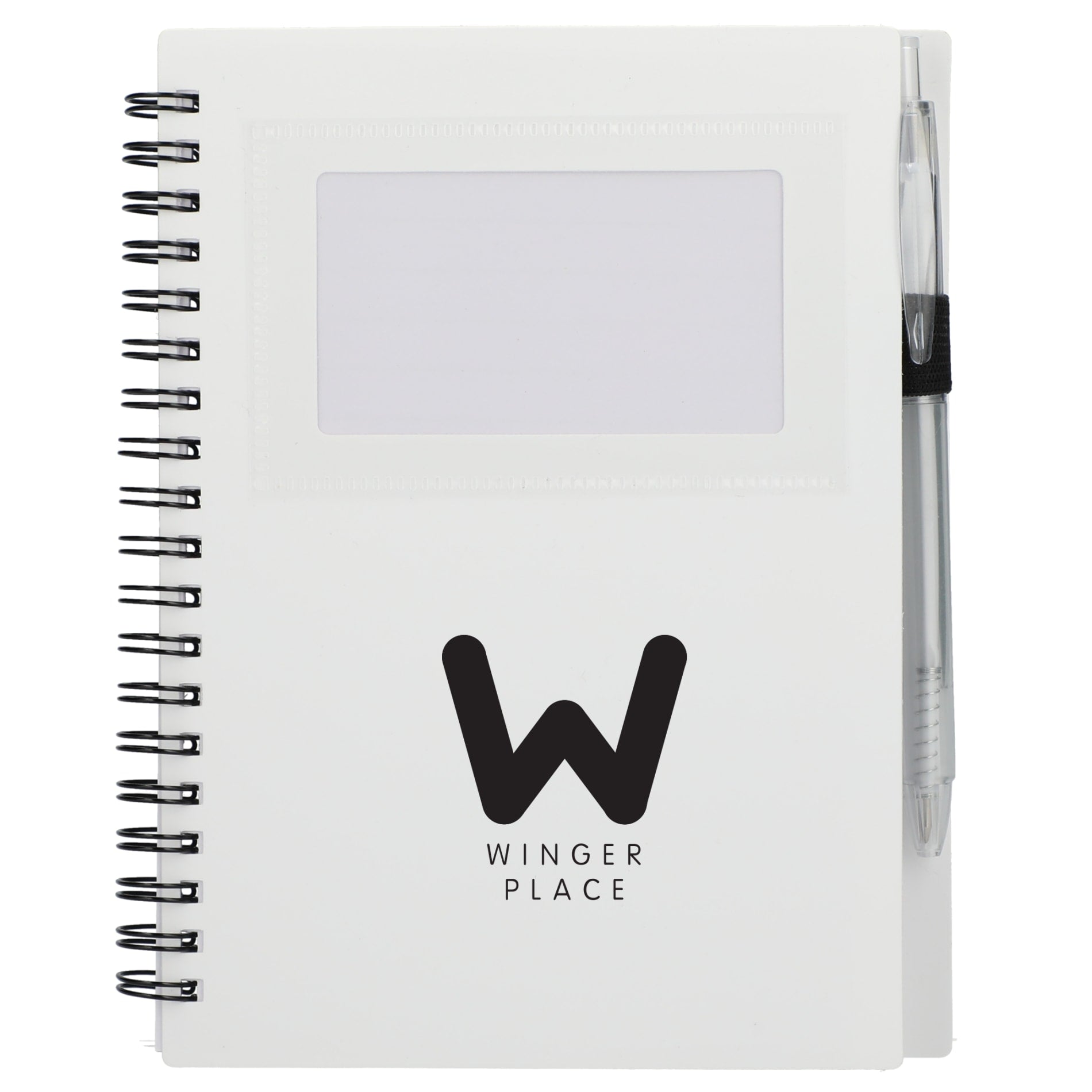 FSC® Recycled 5" x 7" Star Spiral Notebook with Pe