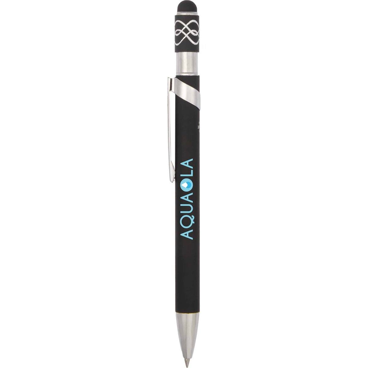 Custom logo Simple Fidget Recycled Stylus Gel Pen