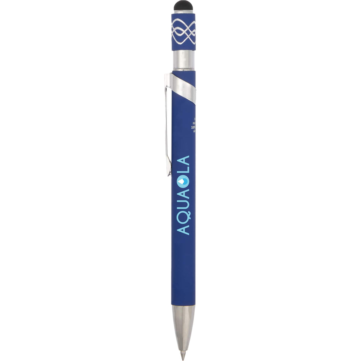 Custom logo Simple Fidget Recycled Stylus Gel Pen