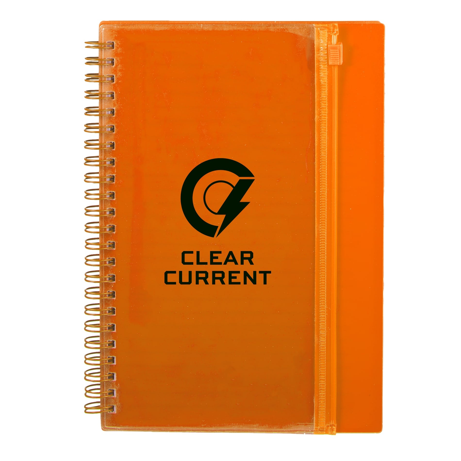 5.5" x 8.5" Spiral Notebook with Clear Pocket