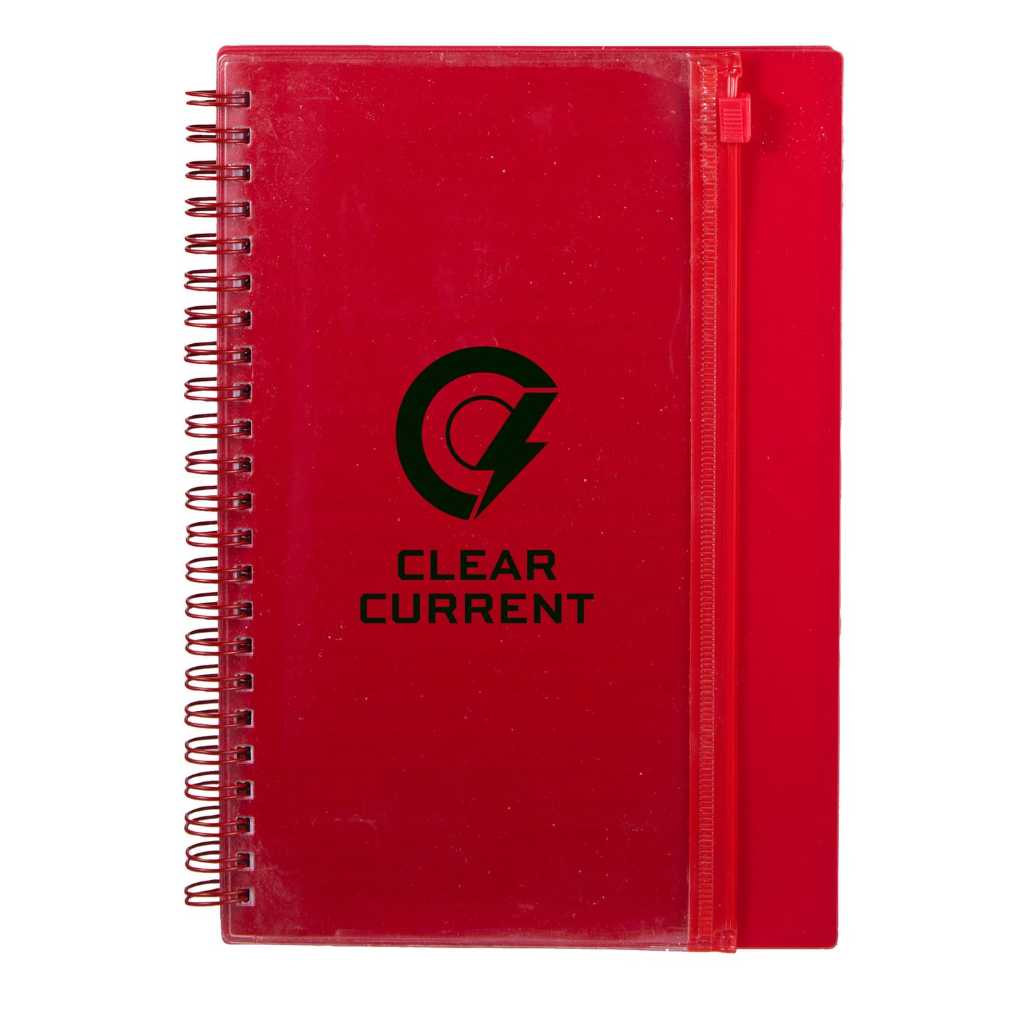 5.5" x 8.5" Spiral Notebook with Clear Pocket