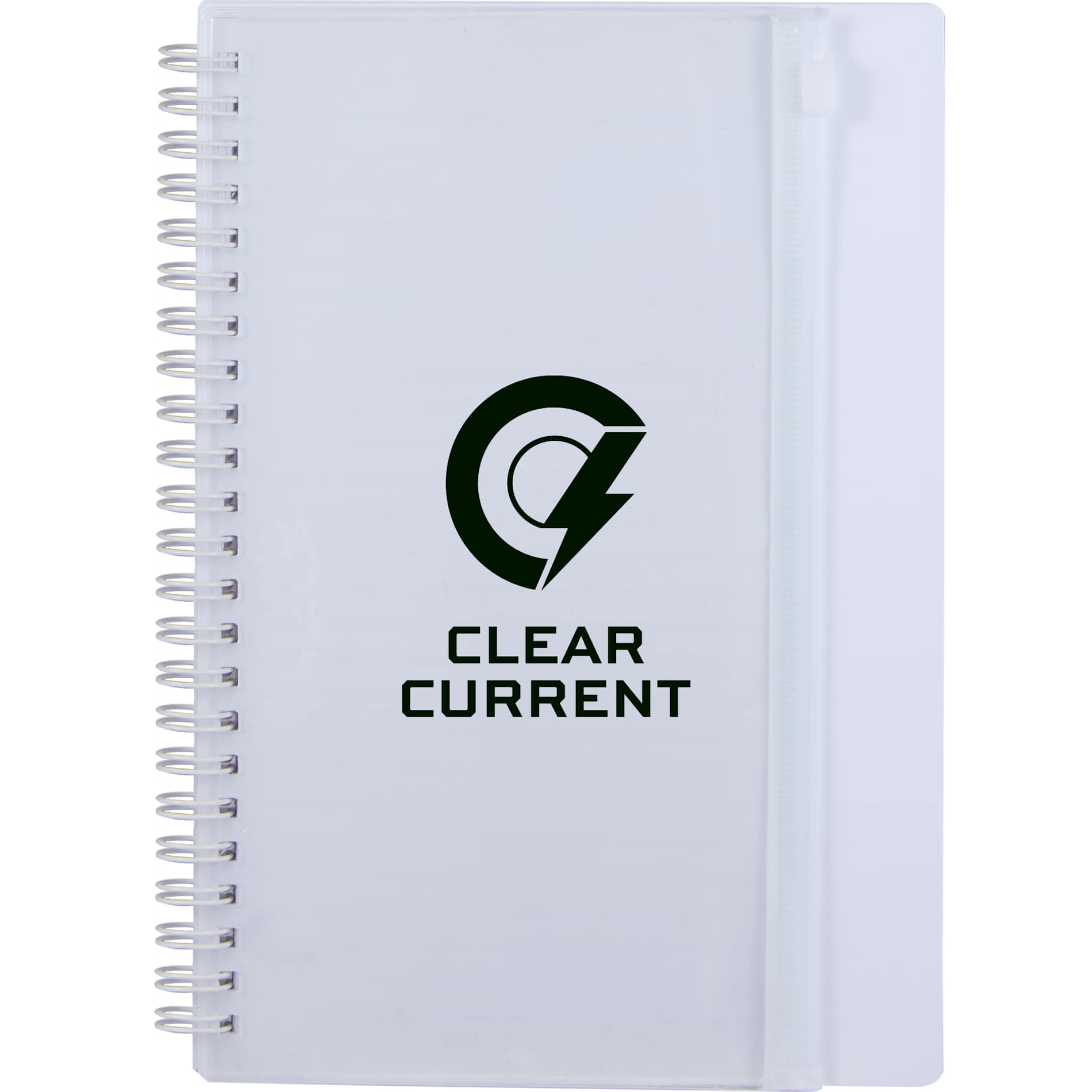 5.5" x 8.5" Spiral Notebook with Clear Pocket